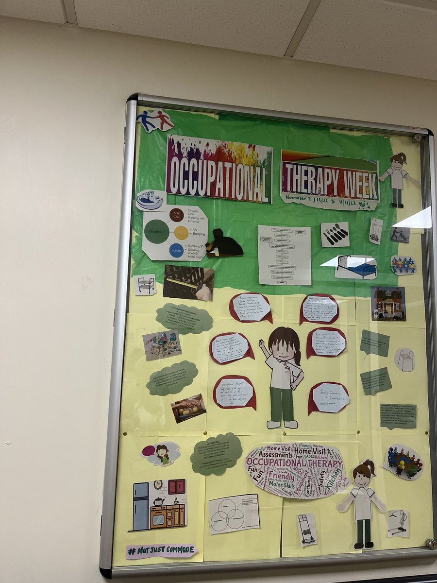 CenseSneha's tweet photo. First #OTWeek22 after being qualified. Extremely happy to be an #OCCUPATIONALTHERAPIST especially at @GEHGarthSDM and to be part of @TherapySDM  #notjustcommodes https://t.co/40wH3O10YE