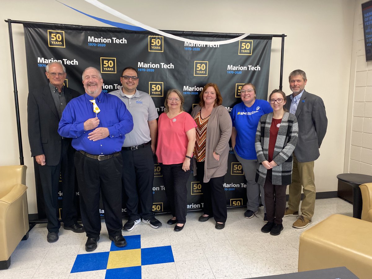 MarionTech's tweet image. When we say we welcome and #celebrate #FirstGen students and alumni, we mean it! Many of our faculty and staff are the first generation of their families to attend college, including @MTC_Pres and @bhaas54! #FirstGenCelebration #GetToNext @Go2MTC  @LauraEmerick28