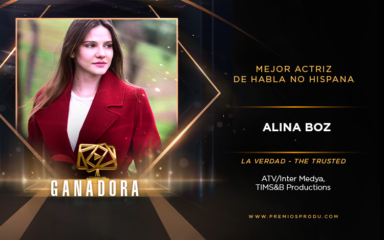 PRODU's tweet photo. ¡La categoría de Mejor Actriz de Habla No Hispana de lo lleva Alina Boz por #LaVerdad. 🏆
En vivo: https://t.co/hx5fSLhV5m
#CelebrandoNuestraTelevisiónLatina
#PremiosPRODU2022
#PremiosPRODU https://t.co/4Xu3uPIoBZ