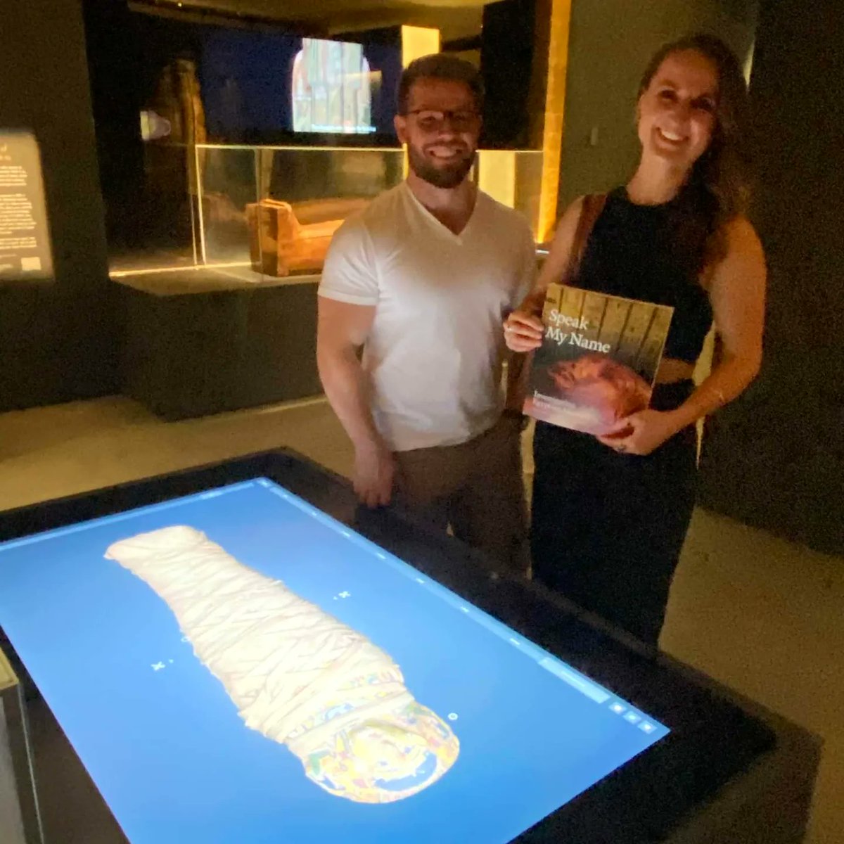 Madeline Robinson (@mgp_robinson) on Twitter photo Last night was the official launch of the book 'Speak My Name' at the <a href="/ccwm_sydney/">Chau Chak Wing Museum</a>, the culmination of a huge collaboration of numerous archaeologists, egyptologists, and scientists. Thanks to Dr Jamie Fraser who brought me on to The Mummy Project! Last night was the official launch of the book 'Speak My Name' at the <a href="/ccwm_sydney/">Chau Chak Wing Museum</a>, the culmination of a huge collaboration of numerous archaeologists, egyptologists, and scientists. Thanks to Dr Jamie Fraser who brought me on to The Mummy Project!