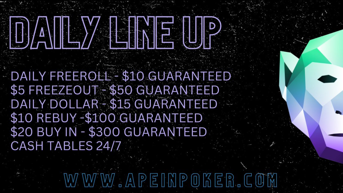 Ape In Poker tweet media