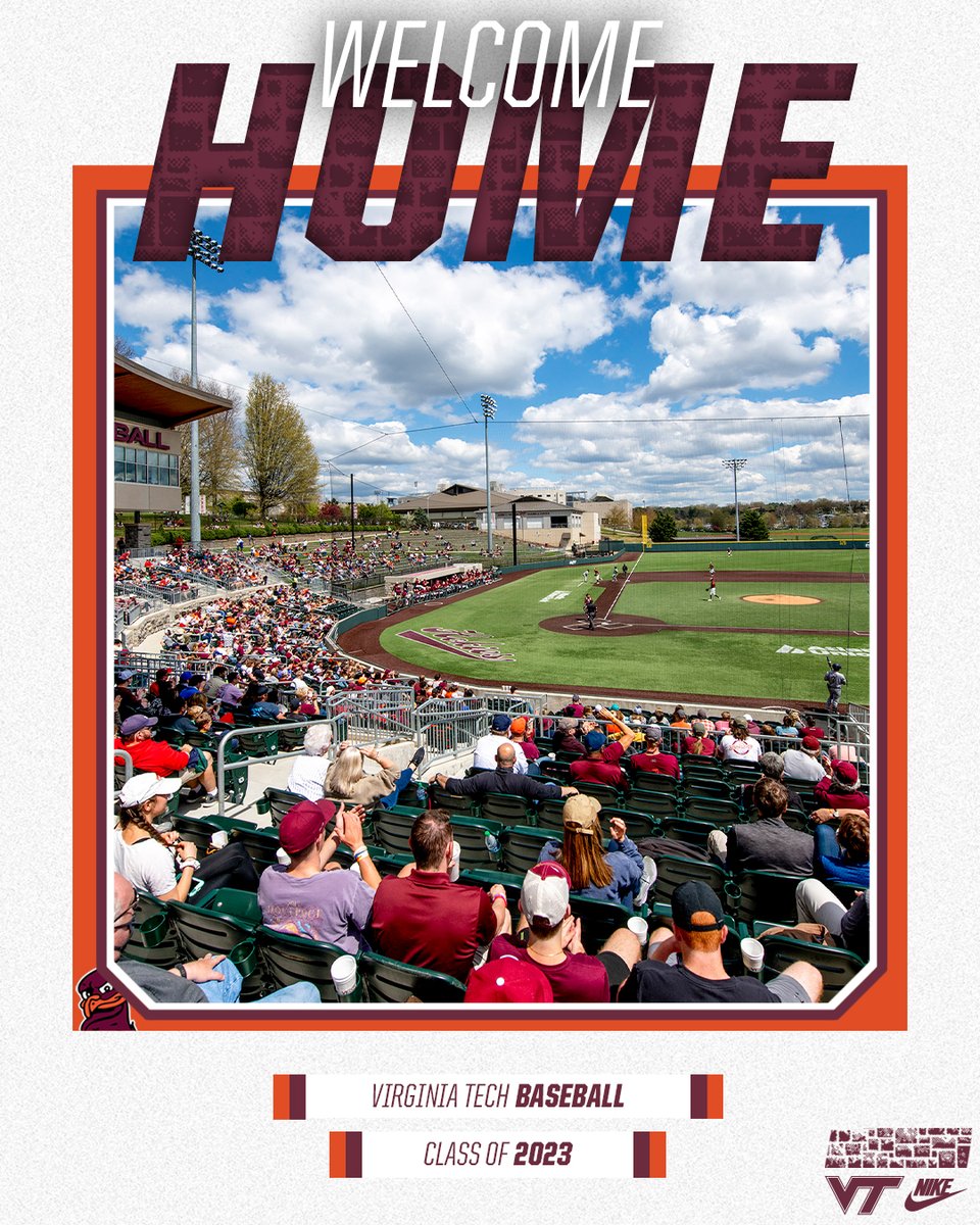 𝙒𝙚𝙡𝙘𝙤𝙢𝙚 𝙩𝙤 𝘽𝙡𝙖𝙘𝙠𝙨𝙗𝙪𝙧𝙜 🔨

We're elated to have the Class of 2023 join our Tech family today!

#ThisIsHome 🏡 #Hokies 🦃⚾️