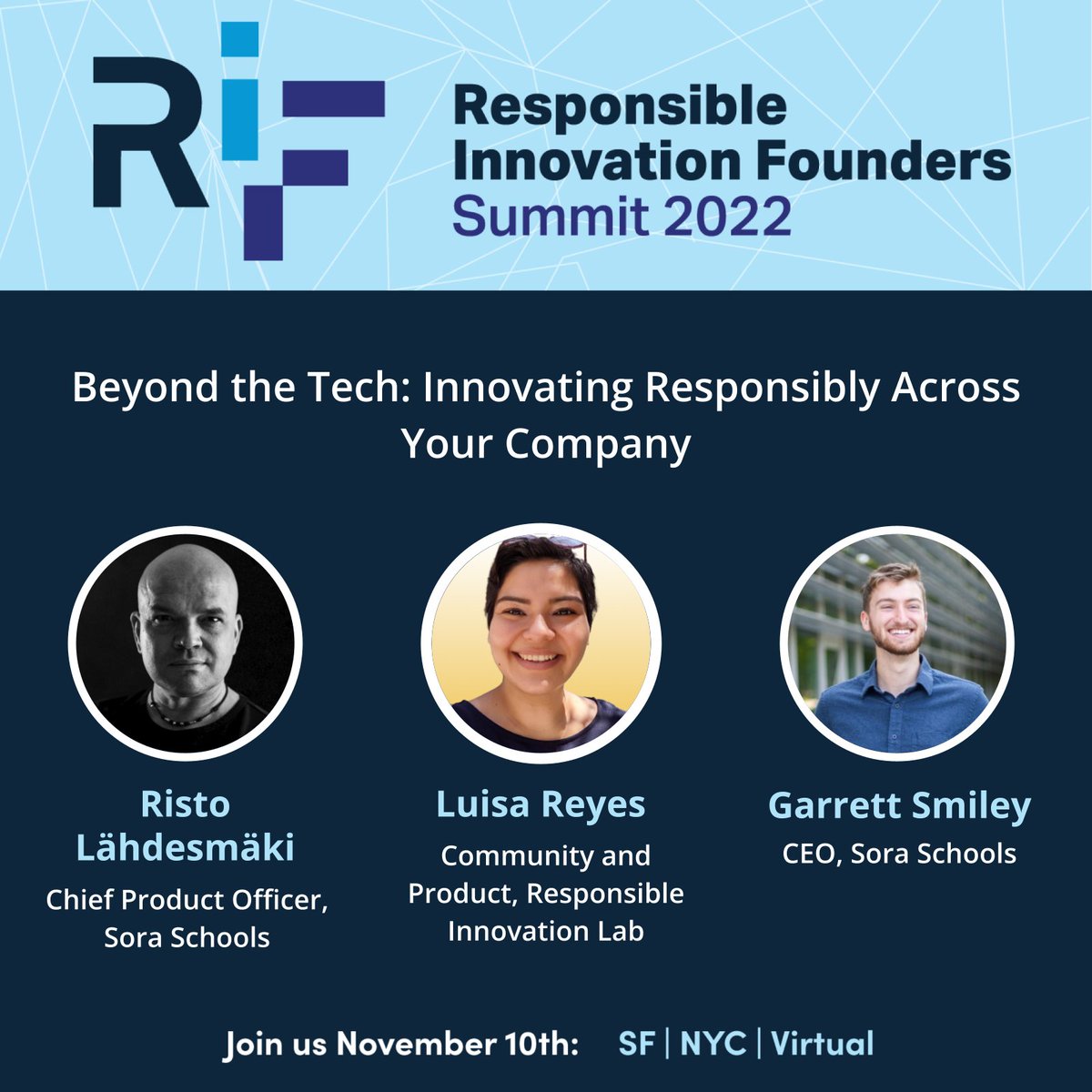 soraschools's tweet photo. Join us tomorrow at @founders_summit alongside fellow industry leaders building the next generation of innovative tech companies #RIFoundersSummit https://t.co/XqX5Co2NyX