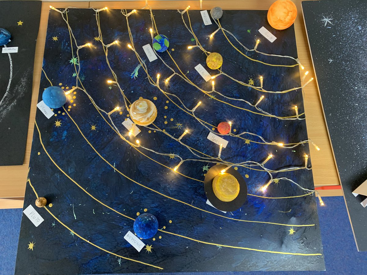 WokinghamKnight's tweet photo. Year 5 teachers have been amazed by the ‘out of this world’ home learning projects handed in today! 🪐☄️You are all stars! ✨ https://t.co/d4mFmO0XFk