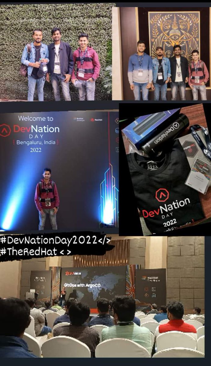 Roshanjhazha's tweet image. Glad to attend wonderful &amp;amp; amazing technology event focused on open source innovations, led by elite 
@redhat technologists; The Dev Nation Day 2022 !&amp;lt;/&amp;gt;

Really amazing &amp;amp; informative events.::)

#DevNationDay2022 ! #RedHatDeveloper #Banglore !
#KeepLearning ! #Programming!