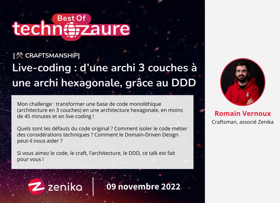 Zenika (@zenikait) on Twitter photo Le #BestOfTZ continue avec les talks de @rlemaire, @arthurlutz, <a href="/loicmathieu/">Loïc Mathieu | 🦋 @loicmathieu.fr</a>, <a href="/RomainVernoux/">Romain Vernoux</a> ! Ensemble, parlons #greenIT, #cybersécurité, #Cloud et #DDD 🔥🔥 Le #BestOfTZ continue avec les talks de @rlemaire, @arthurlutz, <a href="/loicmathieu/">Loïc Mathieu | 🦋 @loicmathieu.fr</a>, <a href="/RomainVernoux/">Romain Vernoux</a> ! Ensemble, parlons #greenIT, #cybersécurité, #Cloud et #DDD 🔥🔥