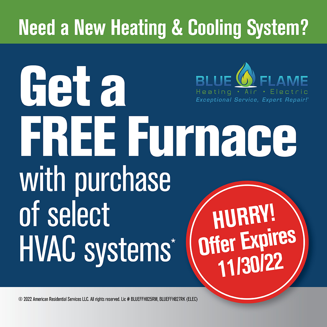 BlueFlameEnergy's tweet photo. HEY NORTHWEST WASHINGTON! 📣 
Right now, you can get a FREE furnace with the purchase of select HVAC systems! 😲 
Don't miss this incredible offer - schedule your free consult today! https://t.co/tUK7L6LemK