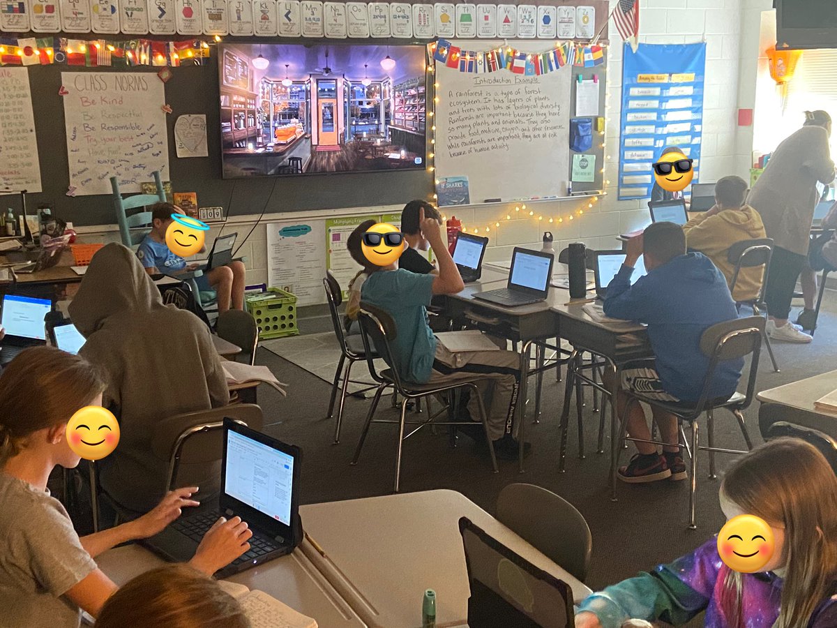 Nothing but good vibes and great learning in 5th grade! Track 1 taught me all about rainforests and their importance while I hung out in the “coffee shop”. <a href="/PleasantUnionYR/">Pleasant Union Elem</a>