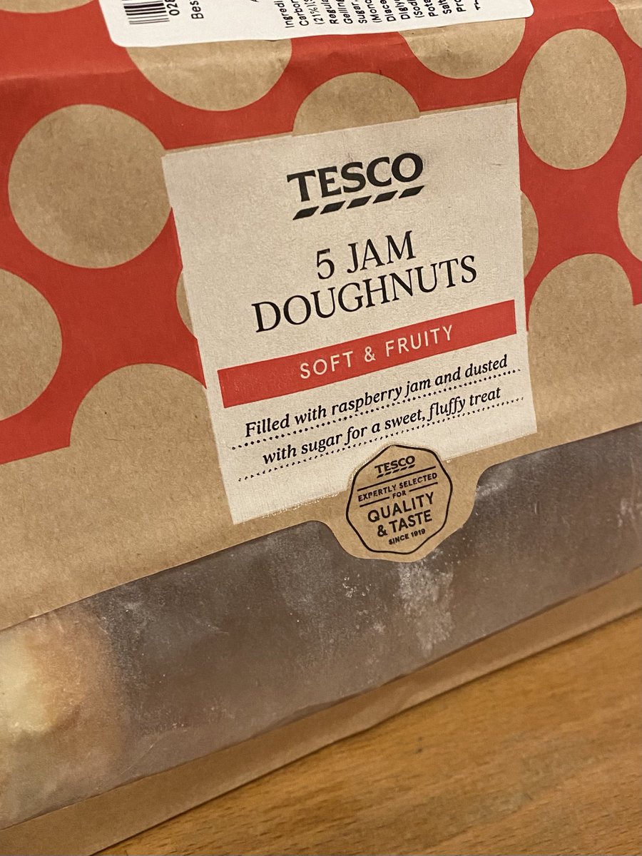 ⁦<a href="/Tesco/">Tesco</a>⁩ You might want to rename these No-Jam Doughnuts - 3 out of 5 of these had no jam in. Not too fussed on my part but my 10 year old was livid. I appreciate we’re all trying to to cut costs but don’t take the jam out of our doughnuts!