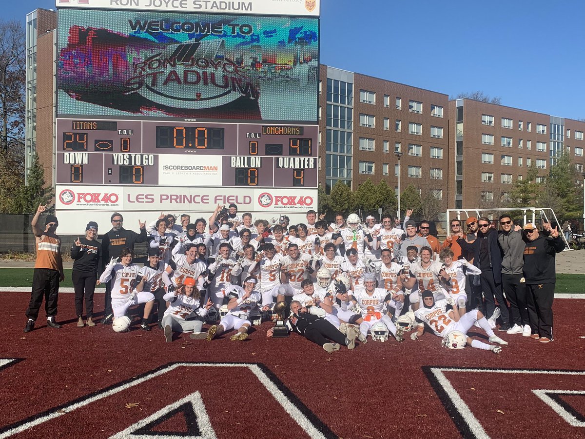 Congratulations to Corpus Christi for winning the @HCAA2017 Tier 1 Senior Football Championship over Holy Trinity.