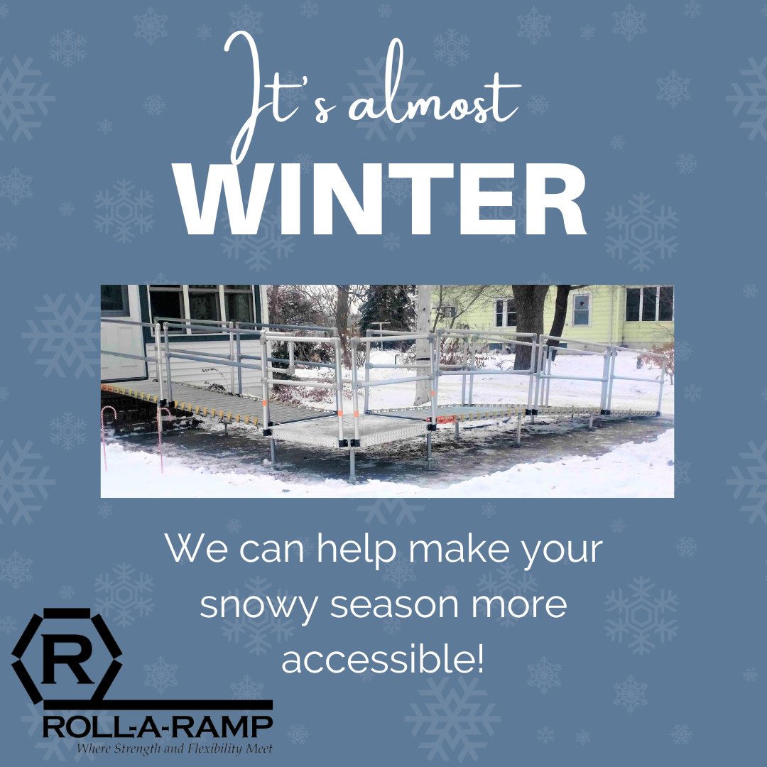 rollaramp's tweet photo. Winter is coming! Roll-A-Ramp can help make your snowy season more accessible with our portable wheelchair ramps. #rollaramp #wheelchairramps #accessibility 

Visit https://t.co/RzU0HzGxWQ for more info! https://t.co/1rpAuWSViK