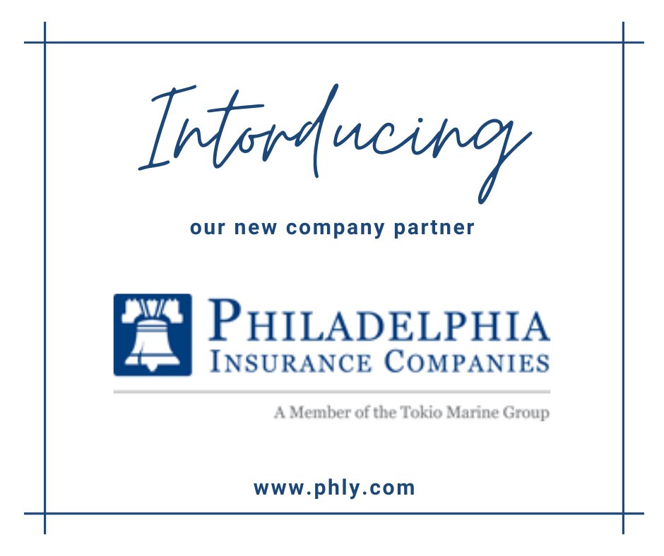 We'd like to introduce and welcome one of our newest company partners, Philadelphia Insurance Companies! To learn more about our new company partner and how they can help your agency, visit their website: bit.ly/3WM2ALC