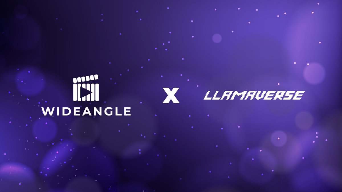 Wideangle (@wideangle_ntwrk) on Twitter photo 🎉We are happy to announce a new collaboration.
We believe that we will take stronger steps towards our project goals thanks to our collaboration with <a href="/Llamaverse_/">Llamaverse</a> 
🎞Our project, which brings the world of Web3 together with  cinema industry, continues its work at fullspeed. 🎉We are happy to announce a new collaboration.
We believe that we will take stronger steps towards our project goals thanks to our collaboration with <a href="/Llamaverse_/">Llamaverse</a> 
🎞Our project, which brings the world of Web3 together with  cinema industry, continues its work at fullspeed.