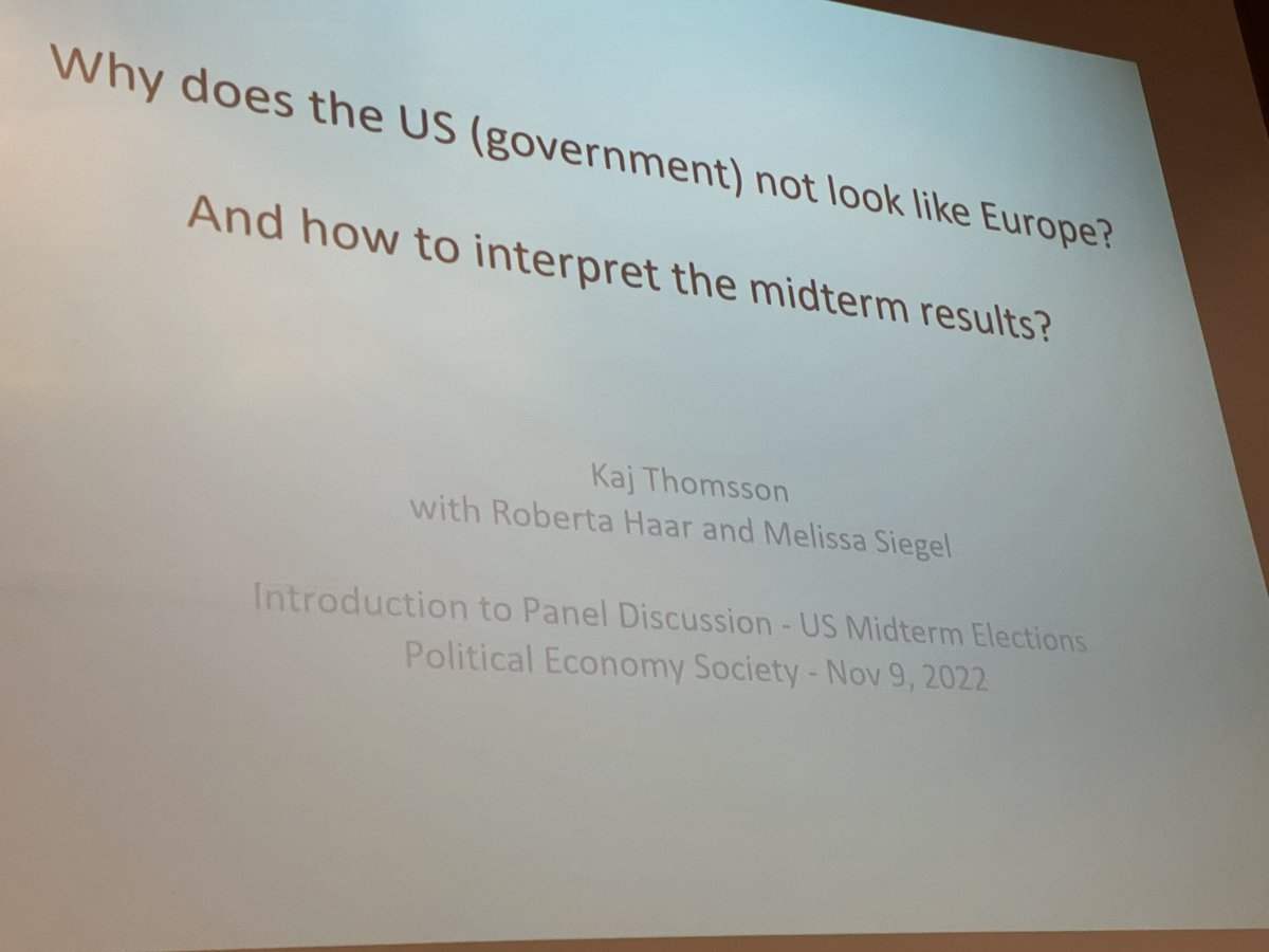 MelissaSiegel1's tweet photo. Discussing the US #MidtermElections2022 @MaastrichtU   @maasuniversity with @RobertaHaar and @KajThomsson https://t.co/7XrBU4G64y