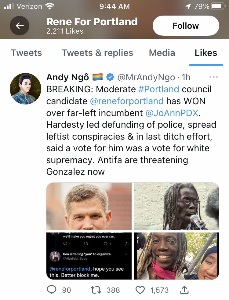 sparkedin's tweet photo. Gonzalez hasn’t wasted any time in throwing a like to Andy and giving support to his imaginary ramblings. https://t.co/nWOskt5yHt