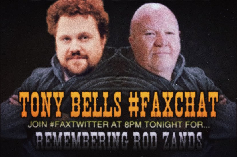 JOIN ME AN #FAXTWITTER FOR A VERY SPECIAL COMEMORATIVE #FAXCHAT #FAXHOUR. TONIGHT. AT 8PM . REMEMBERING ROD ZANDS IN THE WAY HE WOULDVE WANTED 😿😿😿😿 #TOOSOON