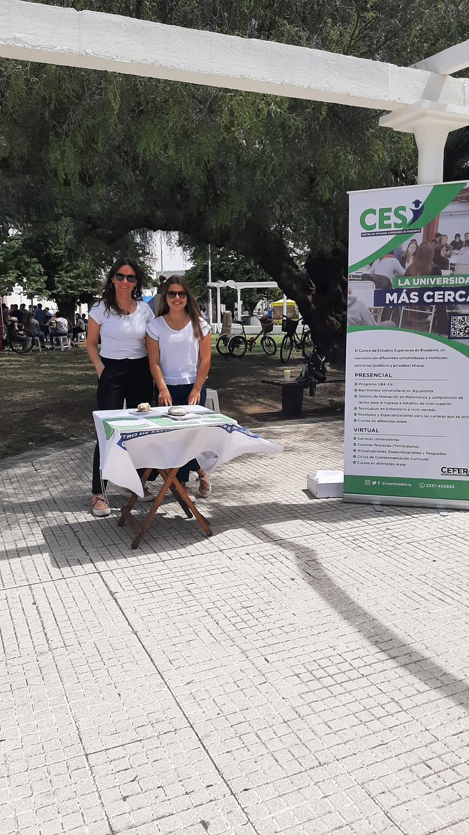 cesrivadavia's tweet photo. El @cesrivadavia y el @CEFERRivadavia presentes en la Expo Educativa https://t.co/f8gSZMG7Q1