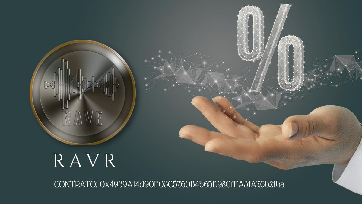 #RAVE
Con tan solo poseer el token podrás disfrutar de algunas ventajas como descuentos en la compra de productos de la marca o entradas a eventos patrocinados por RAVE.
grupo oficial: t.me/RAVEOFICIAL
web: ravetoken.es
#blockchain #privatesale #Crypto #BSC