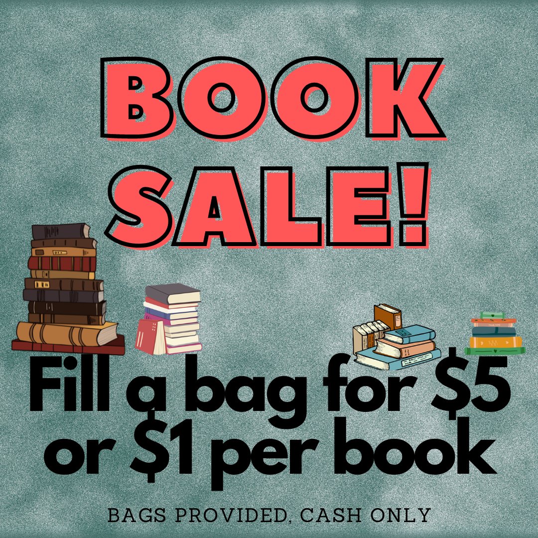 nwlanglit's tweet photo. Book Sale!!

8am to 4pm, now through Nov. 18 located at CH2877 (LLW Conference Room) and CH2697 (next to elevator). https://t.co/cDKwm79pFS