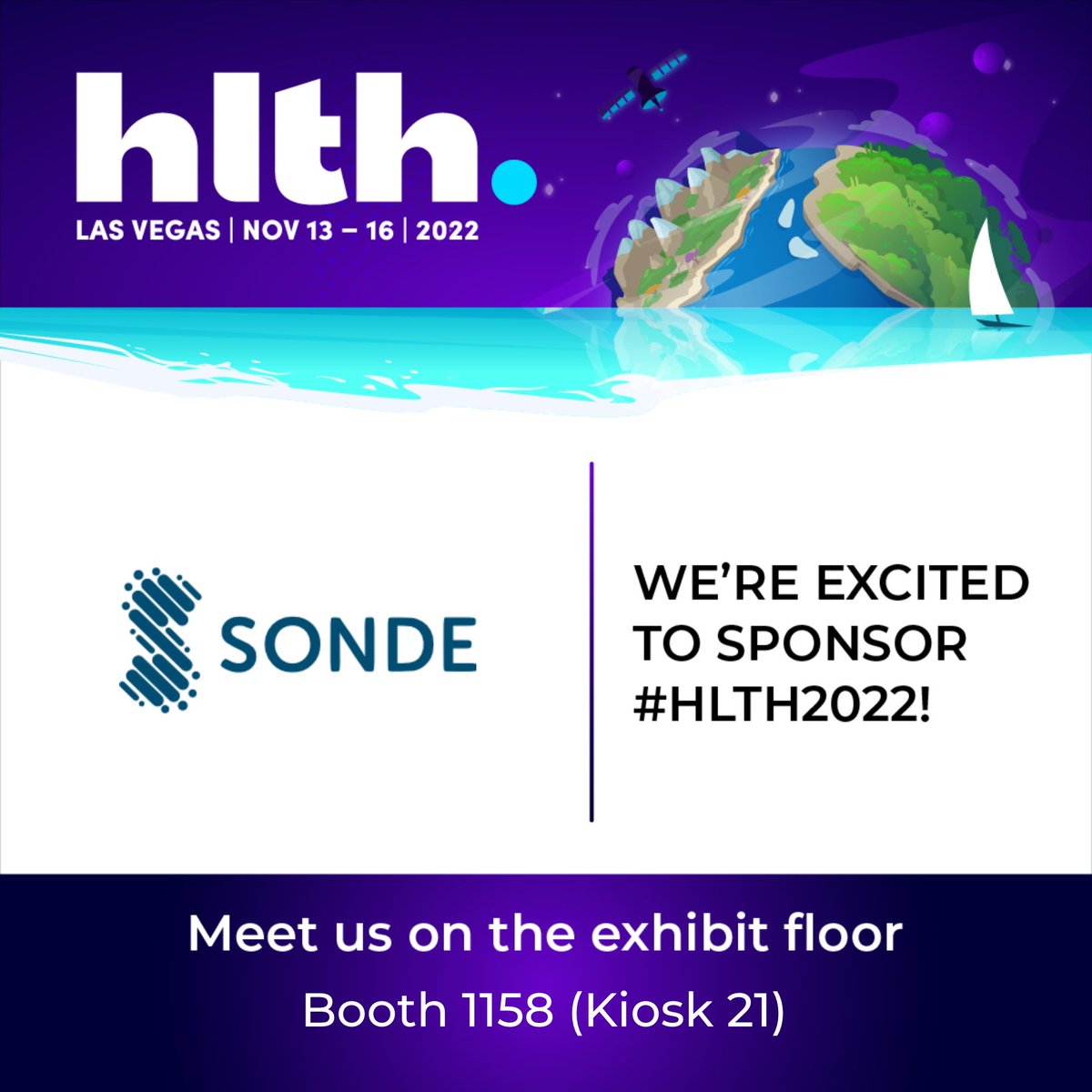 Sonde is excited to sponsor #HLTH2022! Stop by Booth 1158 from November 13-16th to talk to us about our innovative health monitoring platform powered by voice. We are looking forward to seeing you all in Vegas!