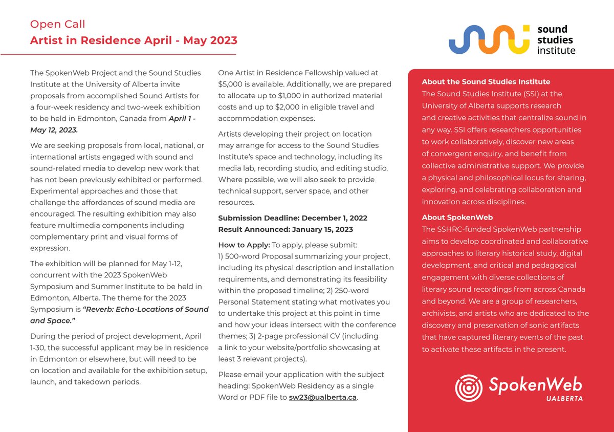 SpokenWeb tweet media