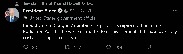 Biden deleted this shit ASAP lmao..
Dumb ass president man...Can't wait for elections get this ape out of office.