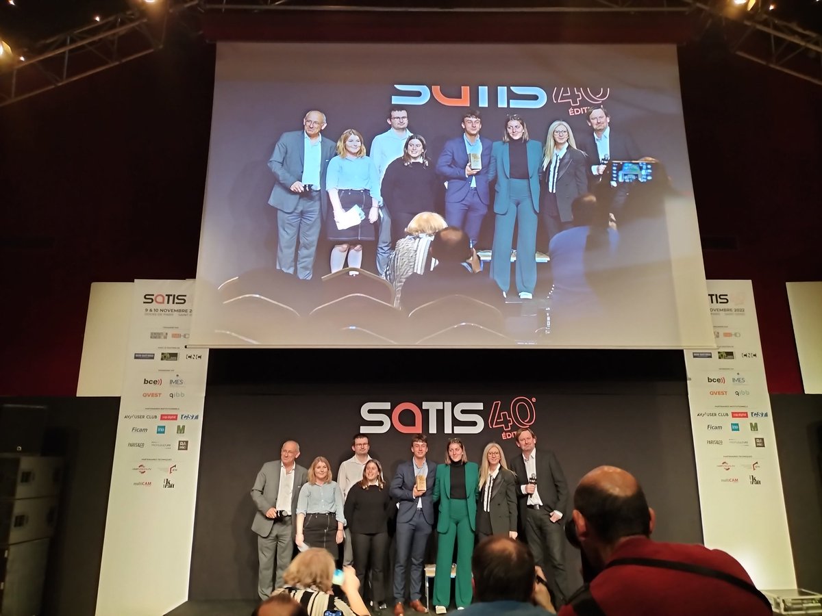 Human2Sport's tweet image. Cérémonie de remise des prix✨ #H2S2022 by @plainecommune @satisexpo 

Le projet QSport 2024 remporte le 🏆 Prix coup de ❤️ du jury

↘️ QSport24 : une application pour redynamiser le patrimoine culturel de Plaine Commune grâce à l'engagement de sportifs reconnus.
👏👏👏