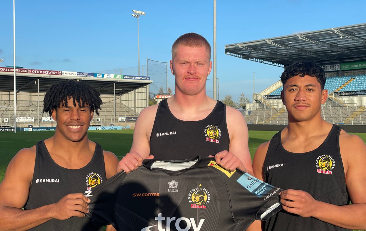 ExeterChiefs's tweet photo. 📢 - 𝘽𝙍𝙀𝘼𝙆𝙄𝙉𝙂 𝙉𝙀𝙒𝙎

@ExeterChiefs confirm the signings of @WaspsRugby youngsters Immanuel Feyi-Waboso, Alfie Bell and Greg Fisilau ⬇️

https://t.co/urU0Sxq7p7 https://t.co/HGsZ2dOa37