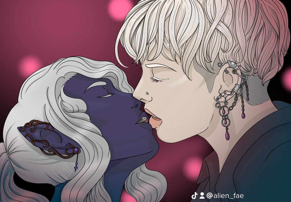 alienfaeart's tweet photo. Gal pals day 3
My dnd character and her girlfriend.
#art #sapphicart #dnd #dndcharacterart https://t.co/XK26jzvZon