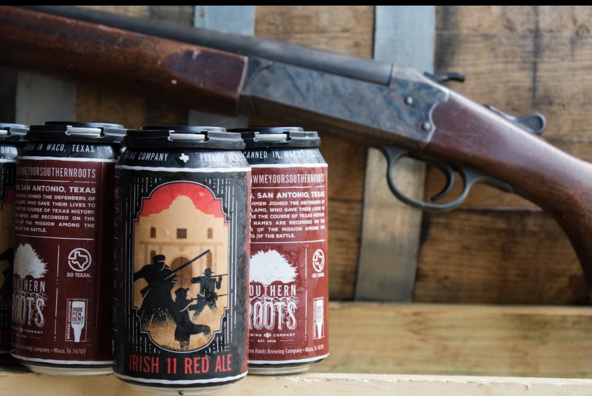 roots_brewing's tweet photo. Lines been drawn in the sand
And we’ve responded back with CANnon fire.

Texas has issued us a Cease and Desist order for the use of The Alamo on our Irish 11 can
We’ve til’ December 12 to sell our cans.

“You may all go to Hell and I’ll drink Irish 11”- Davy Crockett (probably) https://t.co/0xPK6pC40C