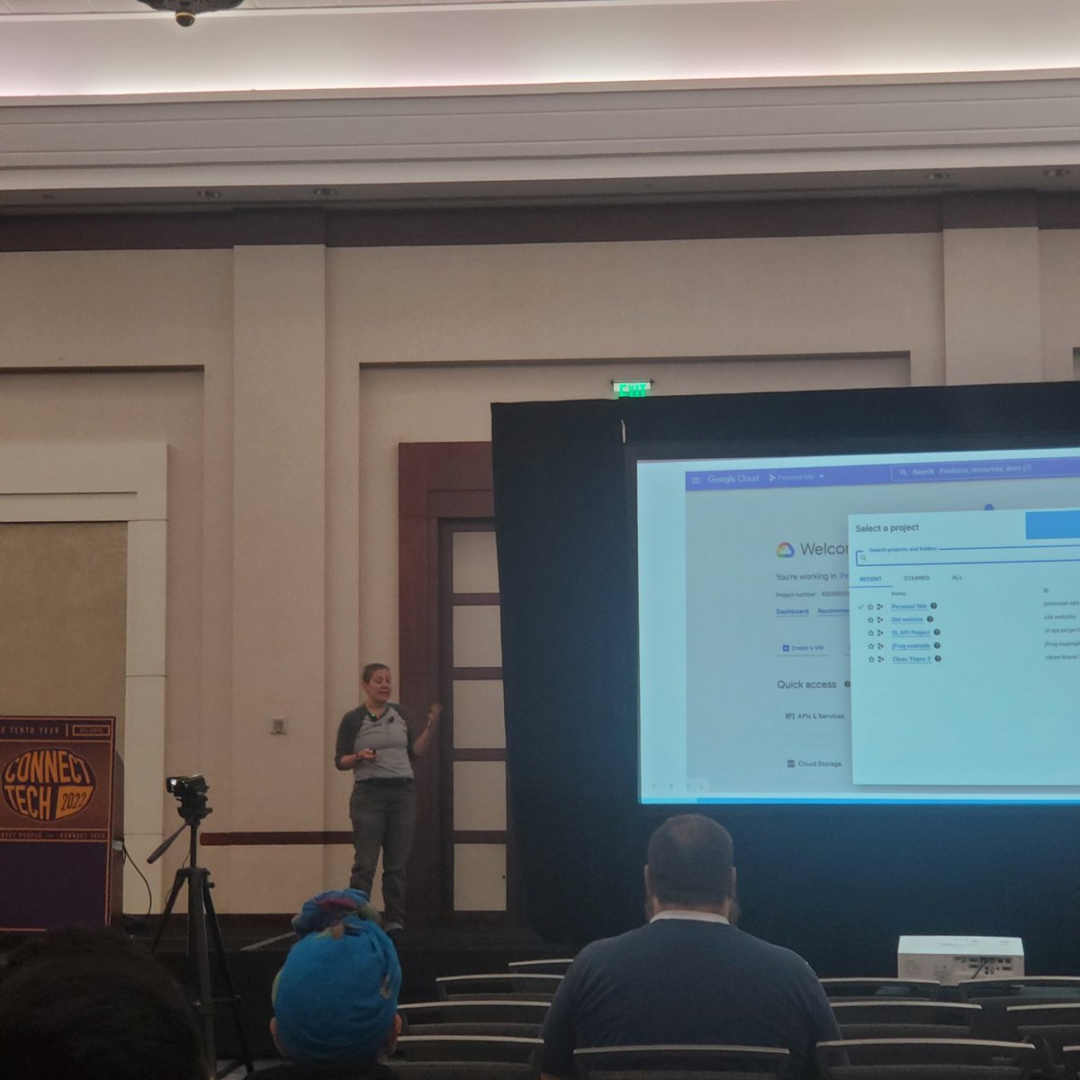 nerajno's tweet image. Then jumped to @ValarieRegas&apos;s talk: Deploying on Google Cloud, had some hiccups but wonderful delivery on finding resources and good examples of how to make it work.

#Connecttech2022 @connect_js @googlecloud #developeradvice