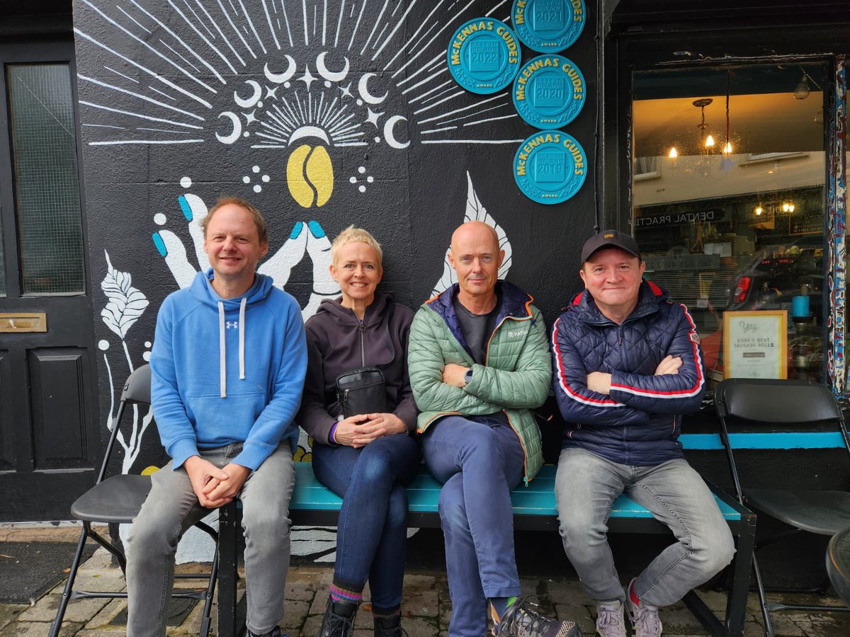 Happy band on the road 🧡
Tonight <a href="/whitehorsecork/">The White Horse</a> (SOLD OUT). 
Tomorrow 
<a href="/sugarclubdublin/">The Sugar Club</a> (SOLD OUT)
11/11 Galway <a href="/MonroesLive/">Monroe's Live</a> 
12/11  Sligo <a href="/HawksWellSligo/">Hawk's Well Theatre</a> 
13/11 Omagh Dún Uladh 

Tickets flook.co.uk/tour-list/