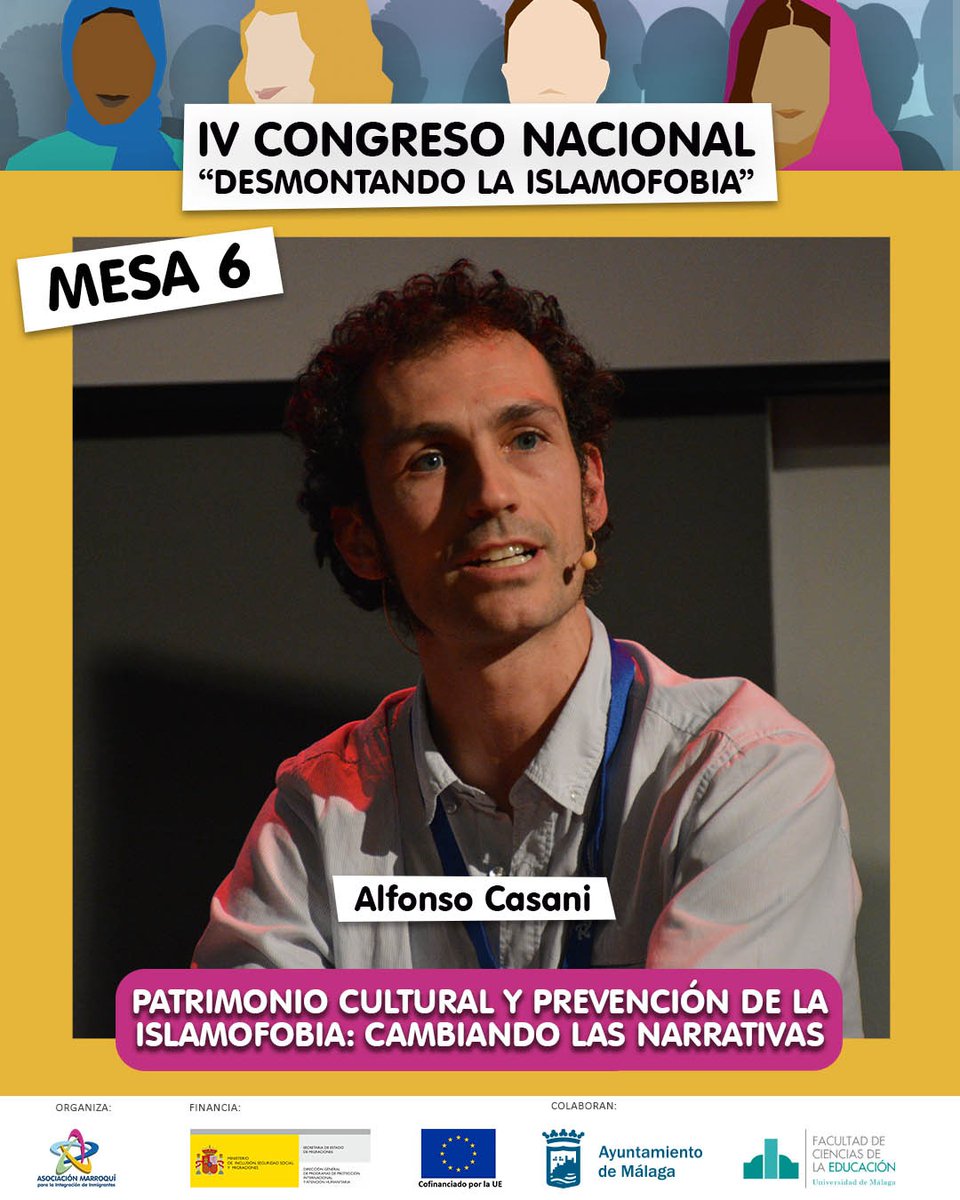 Amarroquimalaga's tweet photo. @RafaMrtz @madridarabe @pablodeolavide @UA_Universidad @AlfonsoCasani @FunciCulture @tulaytula @AlfonsoCasani:  “hay que evitar la extranjerización de lo relacionado con Al-Ándalus y generar narrativas incluyentes”. https://t.co/w6HhOEhmPE