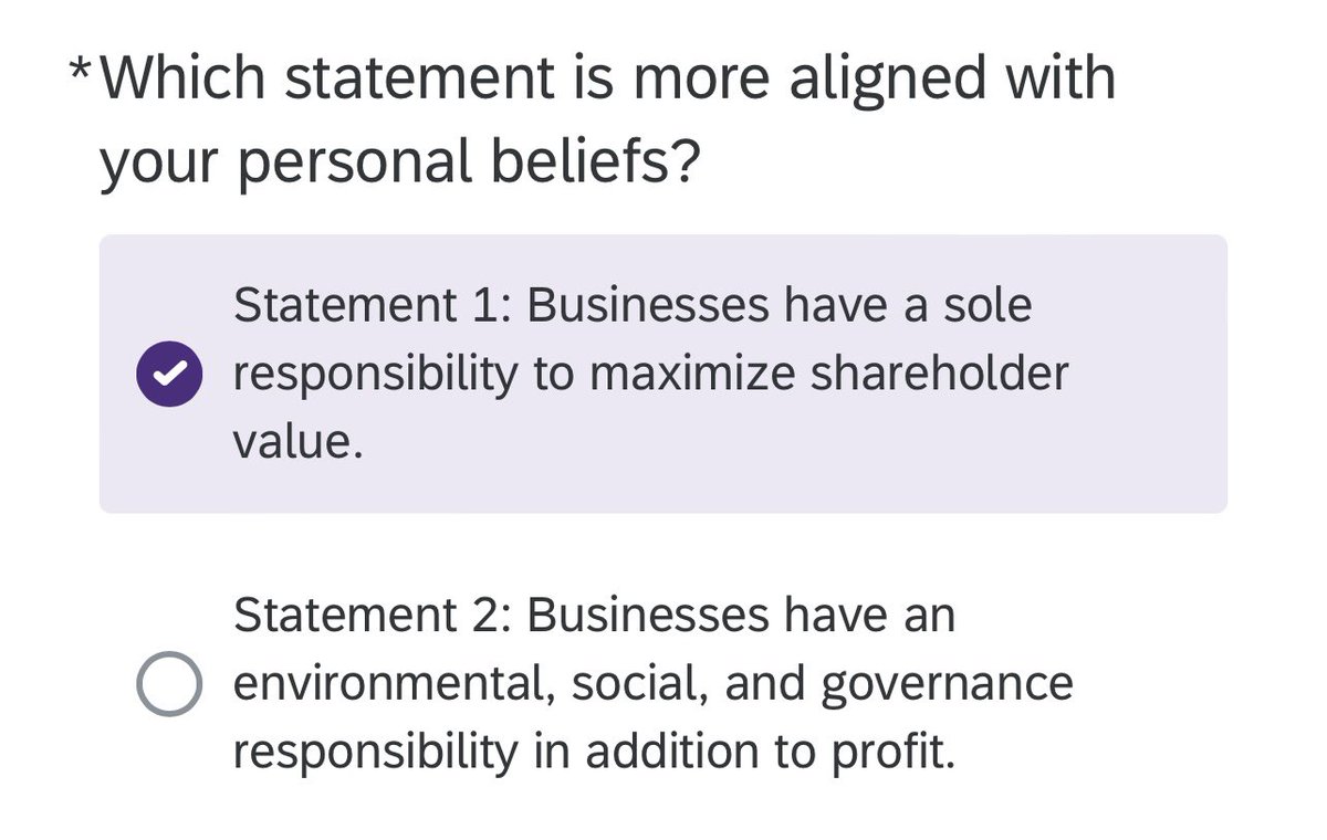 When you clearly work in finance