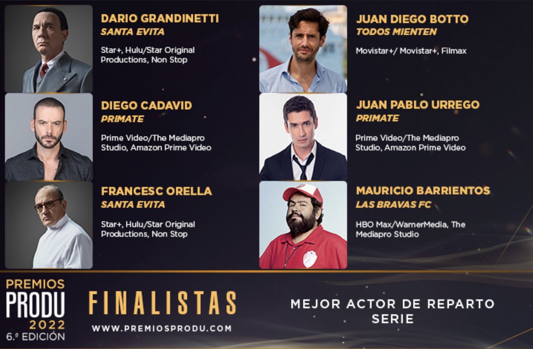 Flipytwit's tweet photo. Hoy en @PlutoTV @premiosPRODU tenemos varias nominaciones #LasBravasFC @HBOMaxLA incluido mejor Serie Dramedy y Guión 🤓escrito junto a Javier Reguilon @paularendon Luis Gamboa @soyhelensan Suert también a @MauOchmann @anavaleria_bs @diablitohigh @sanwino 👏🏻👏🏻👏🏻#premiosPRODU2022 https://t.co/j3Ch4FJ5c8