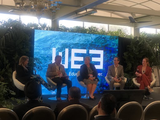 This panel is not afraid to talk about the bathroom and how almost everything that happens in there IS the nexus of water and energy. #we3Summit