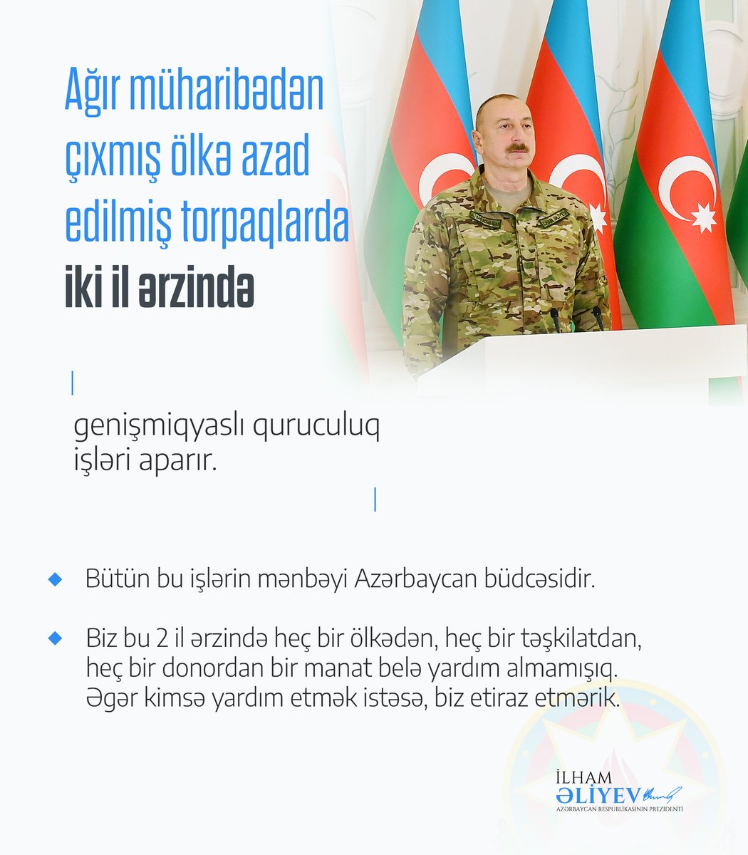 İlham Əliyev (@azpresident) on Twitter photo 
