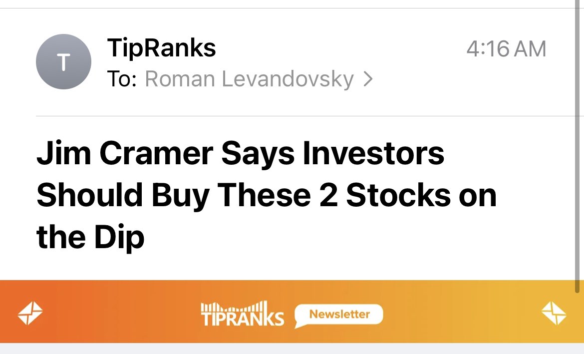 Roman Levandovsky 🇺🇦 🇮🇱 (@levandovsky) on Twitter photo That should terrify anyone getting this message in their inbox early in the morning. <a href="/InverseCramer/">Jimmy Chill</a> That should terrify anyone getting this message in their inbox early in the morning. <a href="/InverseCramer/">Jimmy Chill</a>