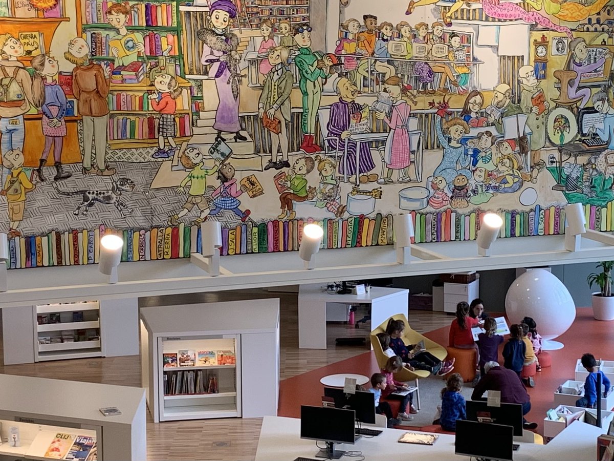 Sortida cultural dels petits de l’escola. Al matí l’espectacle teatral Alma de <a href="/LaBuTeatre/">LABÚ</a> organitzat per <a href="/diba/">Diputació de Barcelona</a>, a la tarda visita a la <a href="/BibliotecaVicPB/">Biblioteca Pilarin Bayés de Vic</a> . Visca la cultura!