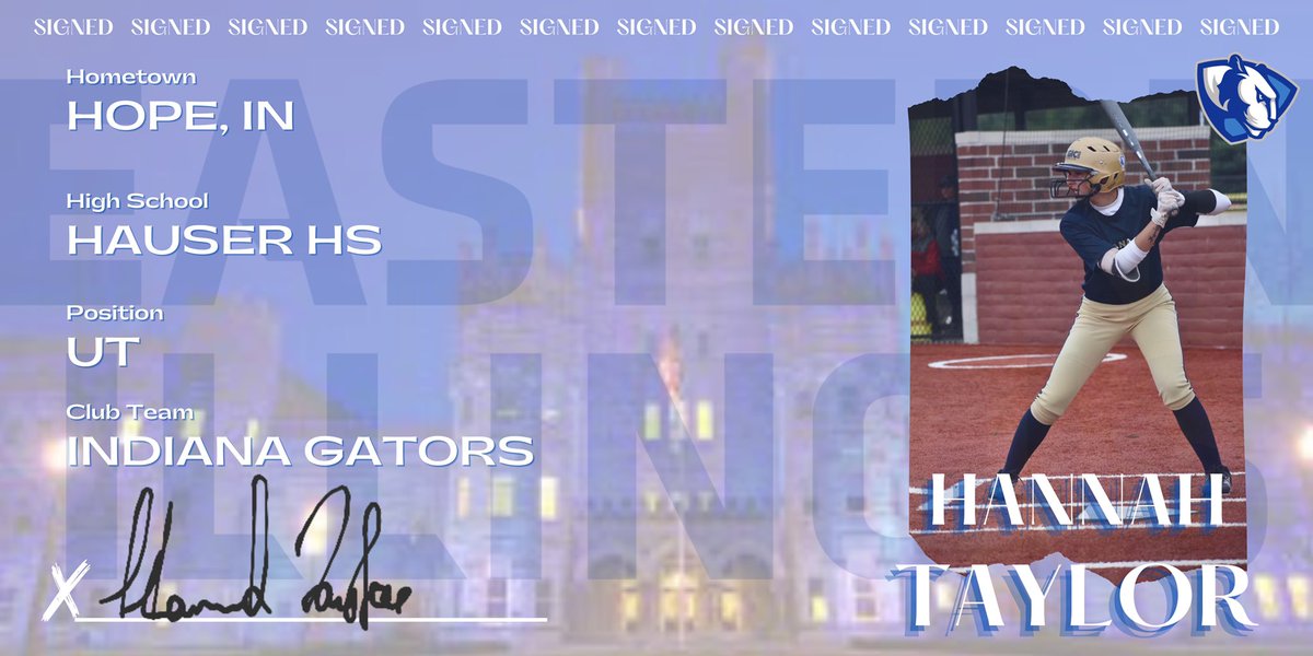 Our first signee of the day, Hannah Taylor is officially a Panther! Welcome Home <a href="/hannah_taylor10/">Hannah Taylor</a>‼️
🐾💙