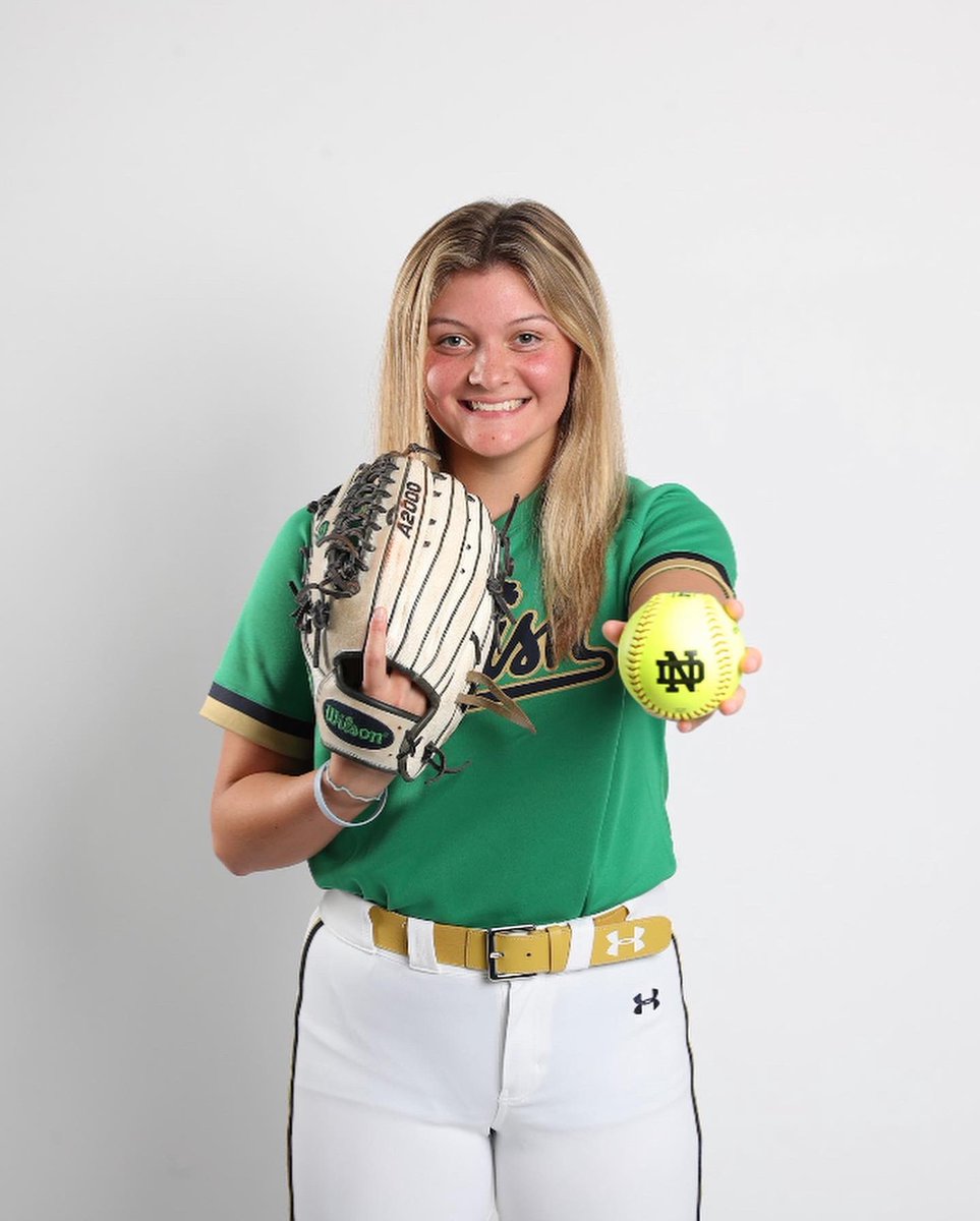 KaiaCortes's tweet photo. Go Irish!💚☘️@NDsoftball @NDcoachGumpf @2Ganeff https://t.co/5HqAP5xquB