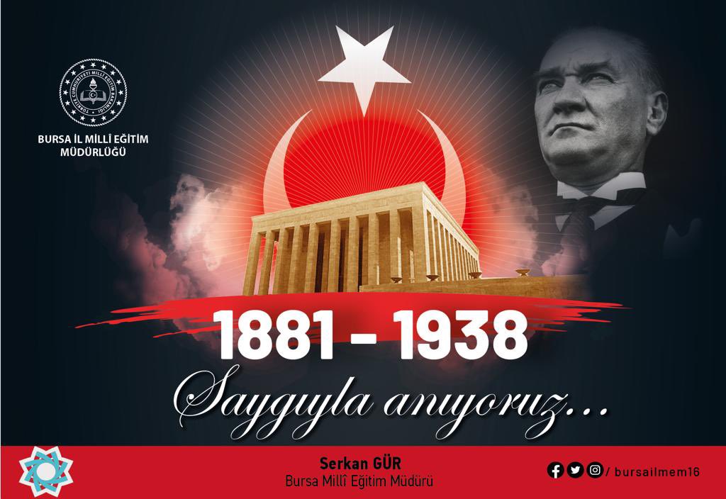 Saygı, sevgi ve özlemle anıyoruz...

#10Kasım