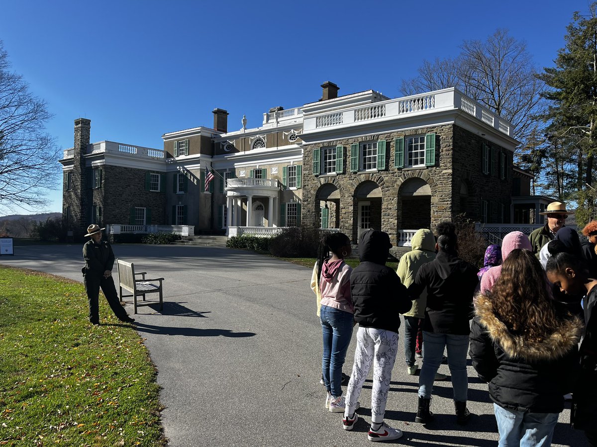 beccanson's tweet image. Great trip today at The FDR Presidential Library and Home.