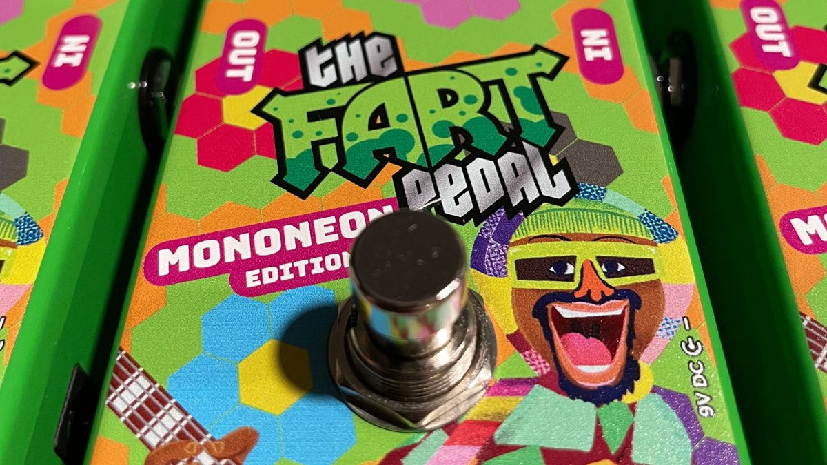 MonoNeon honored with first-ever signature Fart Pedal trib.al/SGZpGs3