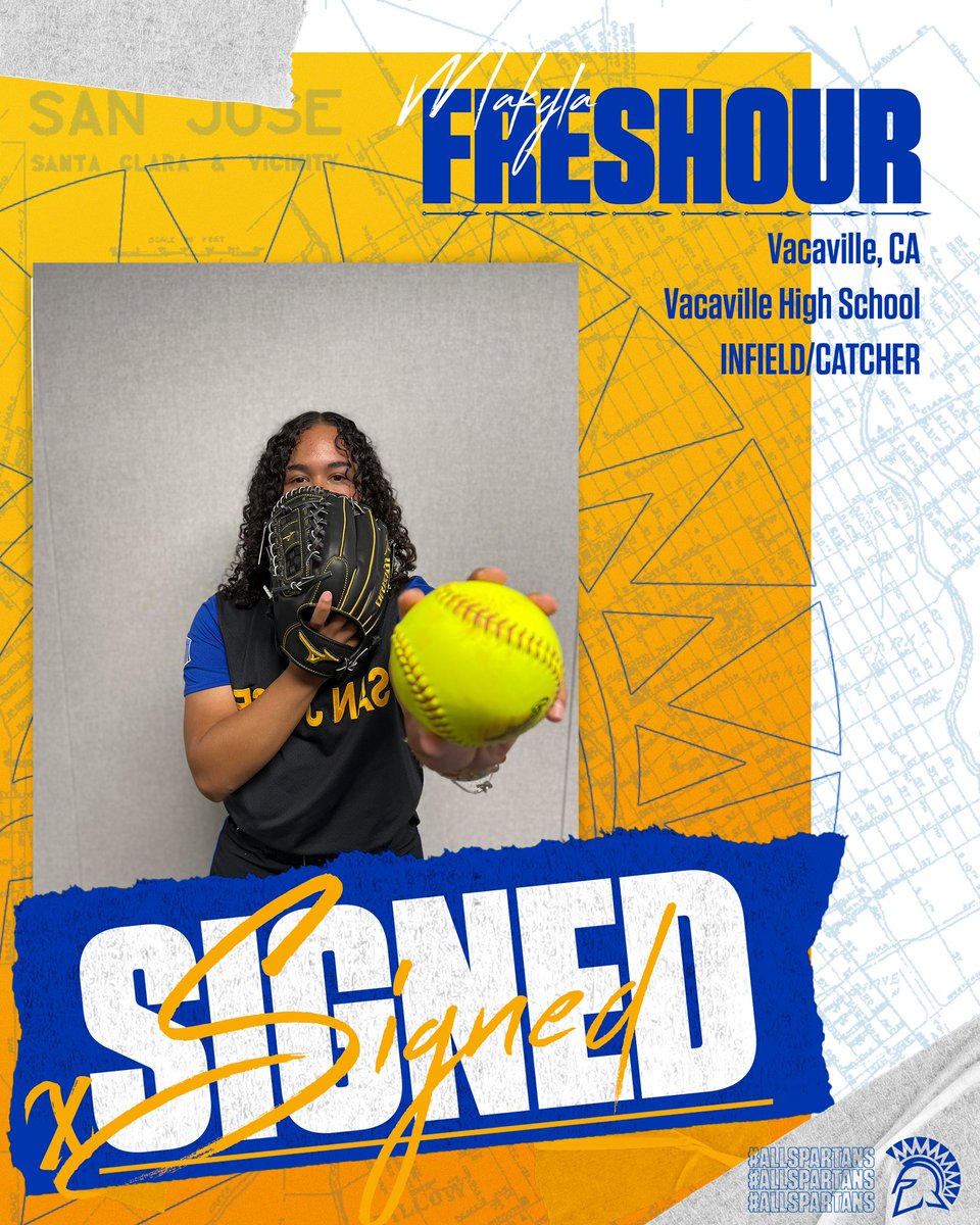 Welcome to the Spartan Family <a href="/MakaylaFreshour/">Makayla Freshour</a> 💙💛🥎