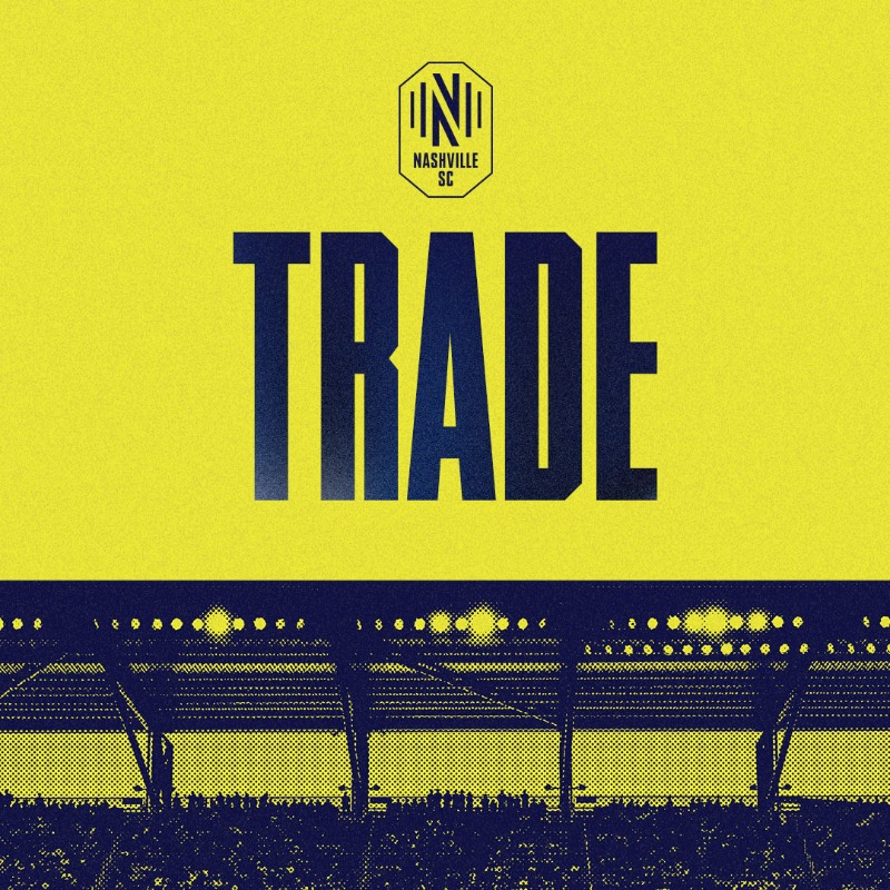 NashvilleSC's tweet photo. We've acquired a total of $725,000 in 2023 General Allocation Money (GAM) and a second-round pick in the 2023 MLS SuperDraft pres. by adidas in exchange for four international spots. 

#EveryoneN
