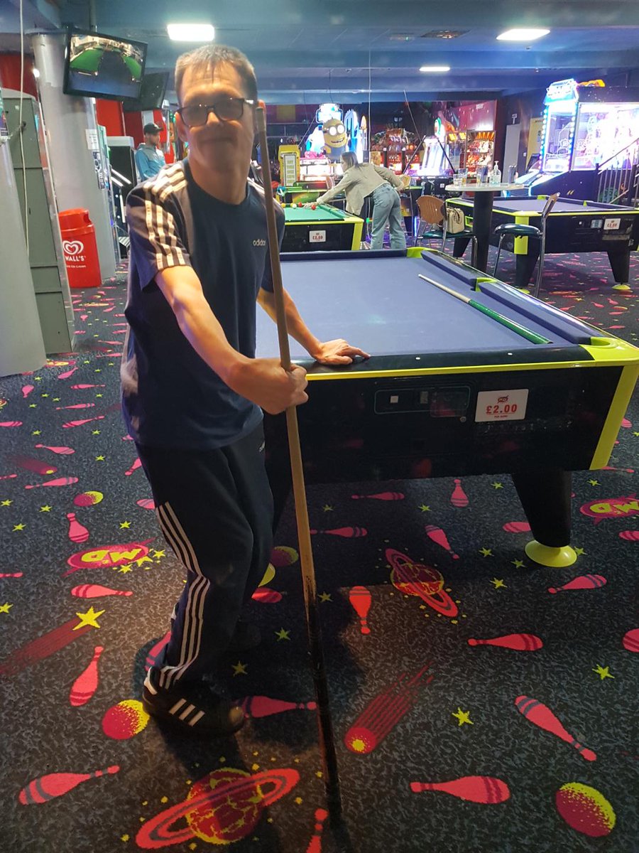 Aiden out and about strathclyde park with Josie his support worker , Aiden enjoying his night and always smiling having a laugh ! 😅😂