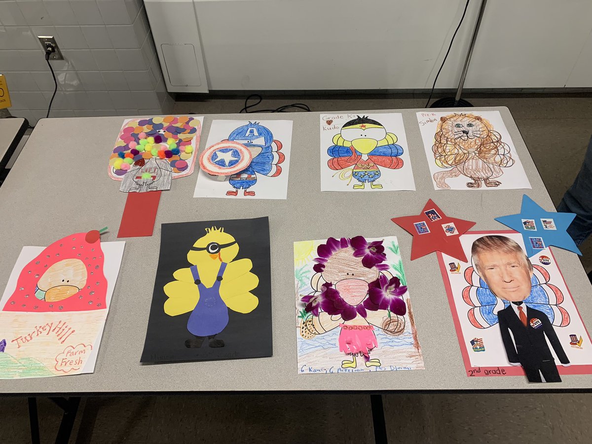 Such an amazing job during our Election Day #TeamBuilding by all participants. Each group worked together to disguise their Thanksgiving Turkey ! 🦃 We have some clever rockstars in our school <a href="/PS66JKO/">JKO Elementary</a> ✨