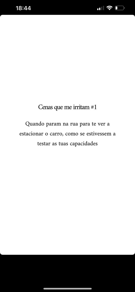 E costumam ser sempre homens 😒