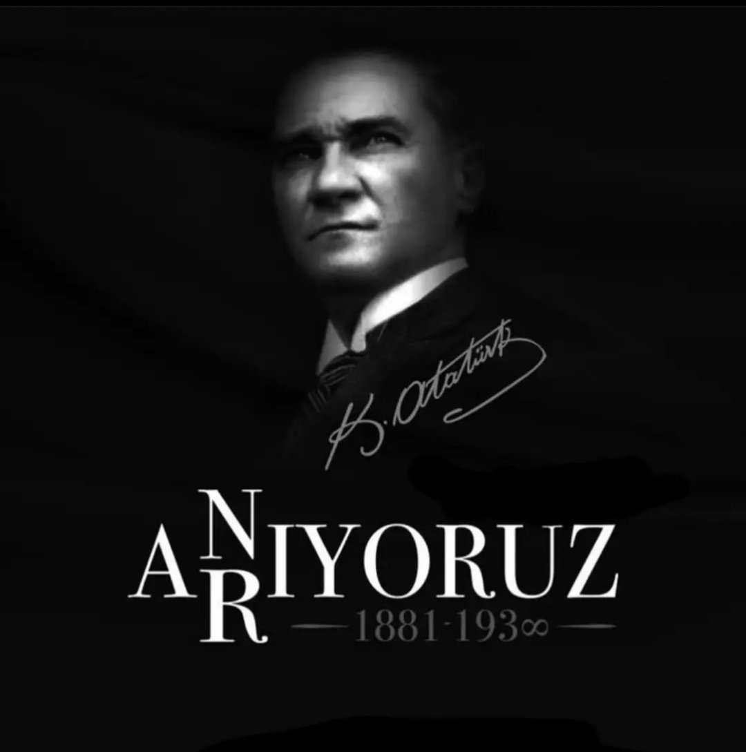 Saygıyla Anıyoruz♾🙏
#10Kasım1938
#FikirlerÖlmez
🇹🇷🇹🇷